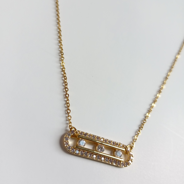 Gold Çelik Kolye