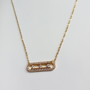 Gold Çelik Kolye