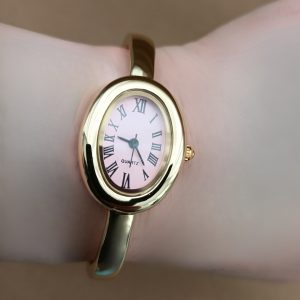 Çelik Kordon Cartier Model Elips (Oval) Tasarım Kadın Kol Saati