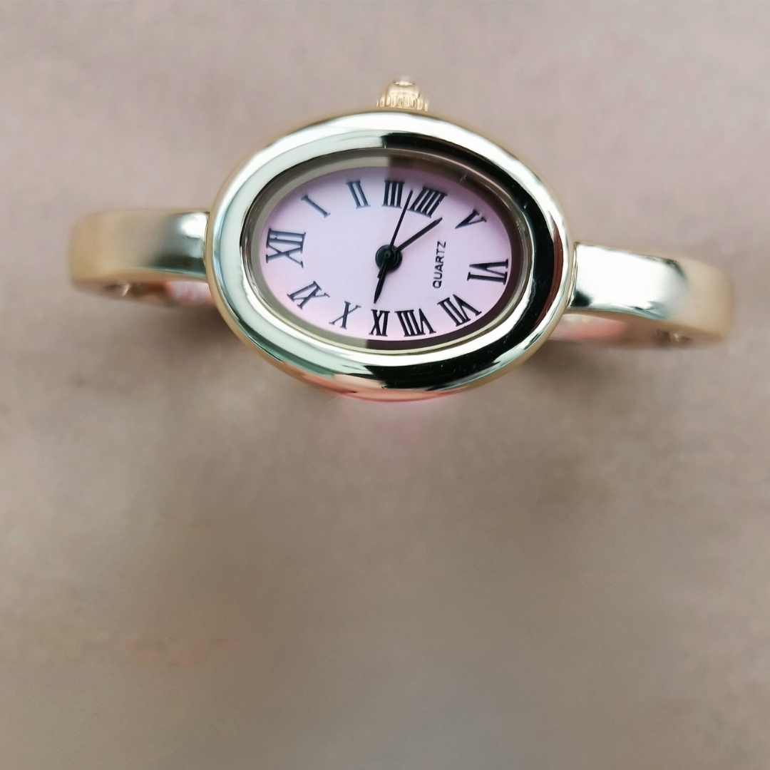 Çelik Kordon Cartier Model Elips (Oval) Tasarım Kadın Kol Saati - Görsel 6