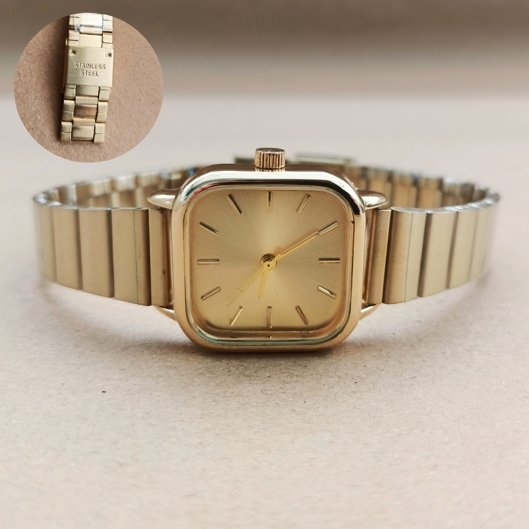 Vintage Gold Çelik Kadın Kol Saati