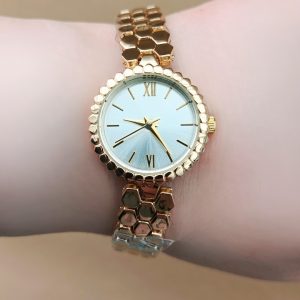 Petek Kordonlu Çelik Kadın Kol Saati