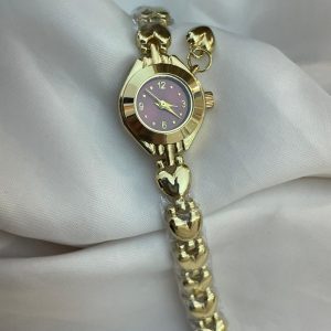 Lüks Kadın Kol Saati, Kalpli Charm Saat